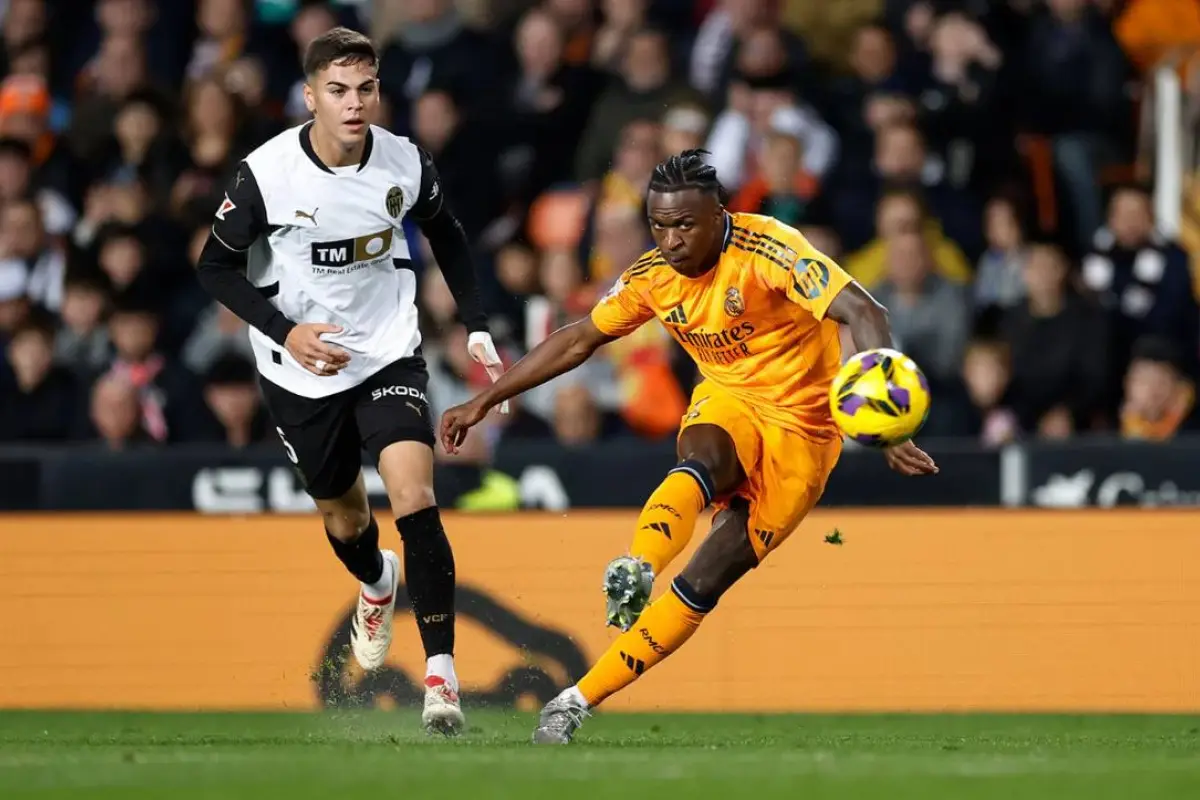 Partido entre Valencia y Real Madrid en Mestalla el pasado 3 de enero - Real Madrid