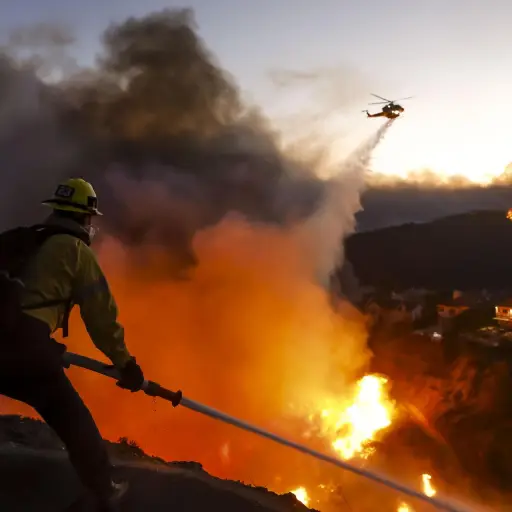Incendios en Los Ángeles, California, enero 2025 ,EFE