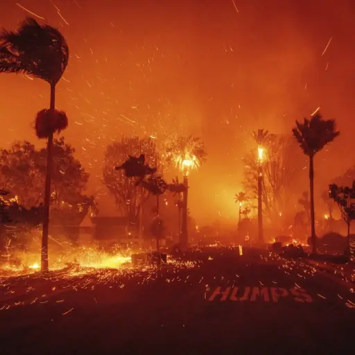 Los vientos de Santa Ana son secos y extremadamente cálidos. ,Redes sociales