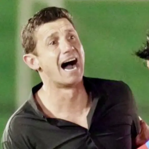 Sebastián Bini terminó molesto con el árbitro Kevin Cacao 