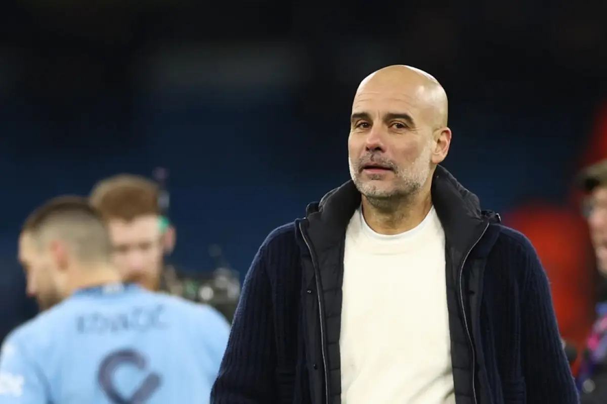 Pep Guardiola, entrenador de Manchester City 