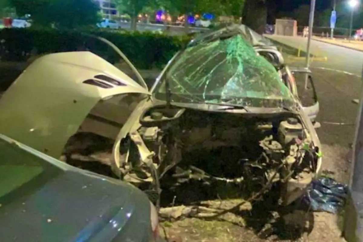 Dos muertos y dos heridos fue el saldo que dejó este fatal accidente ocurrido en Rosario, Argentina., X/Rosariociudadok