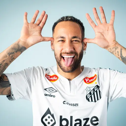 Neymar firma contrato con Santos de Brasil 