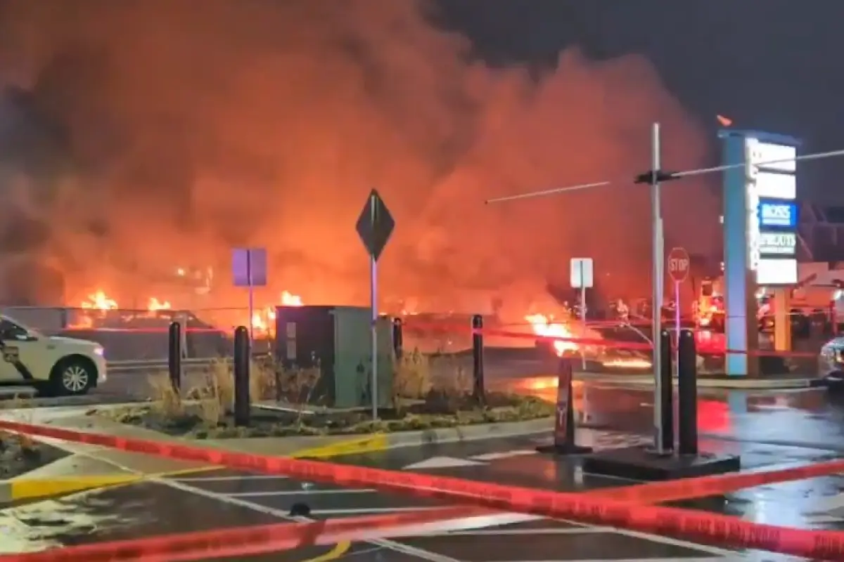 Nuevo accidente aéreo en Estados Unidos. , Captura de pantalla