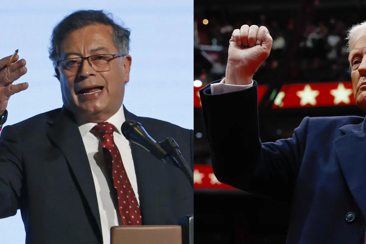 Gustavo Petro y Donald Trump, EFE