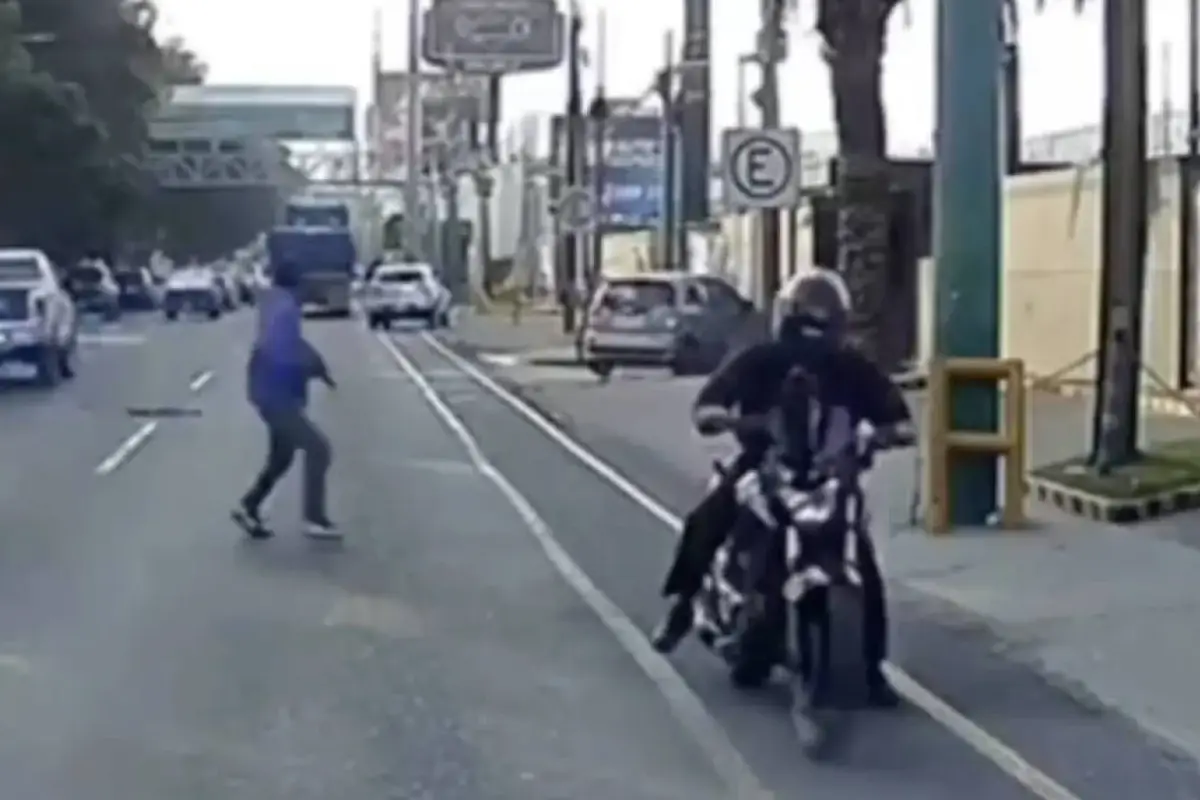 Ataque armado en calzada Roosevelt , Captura de video