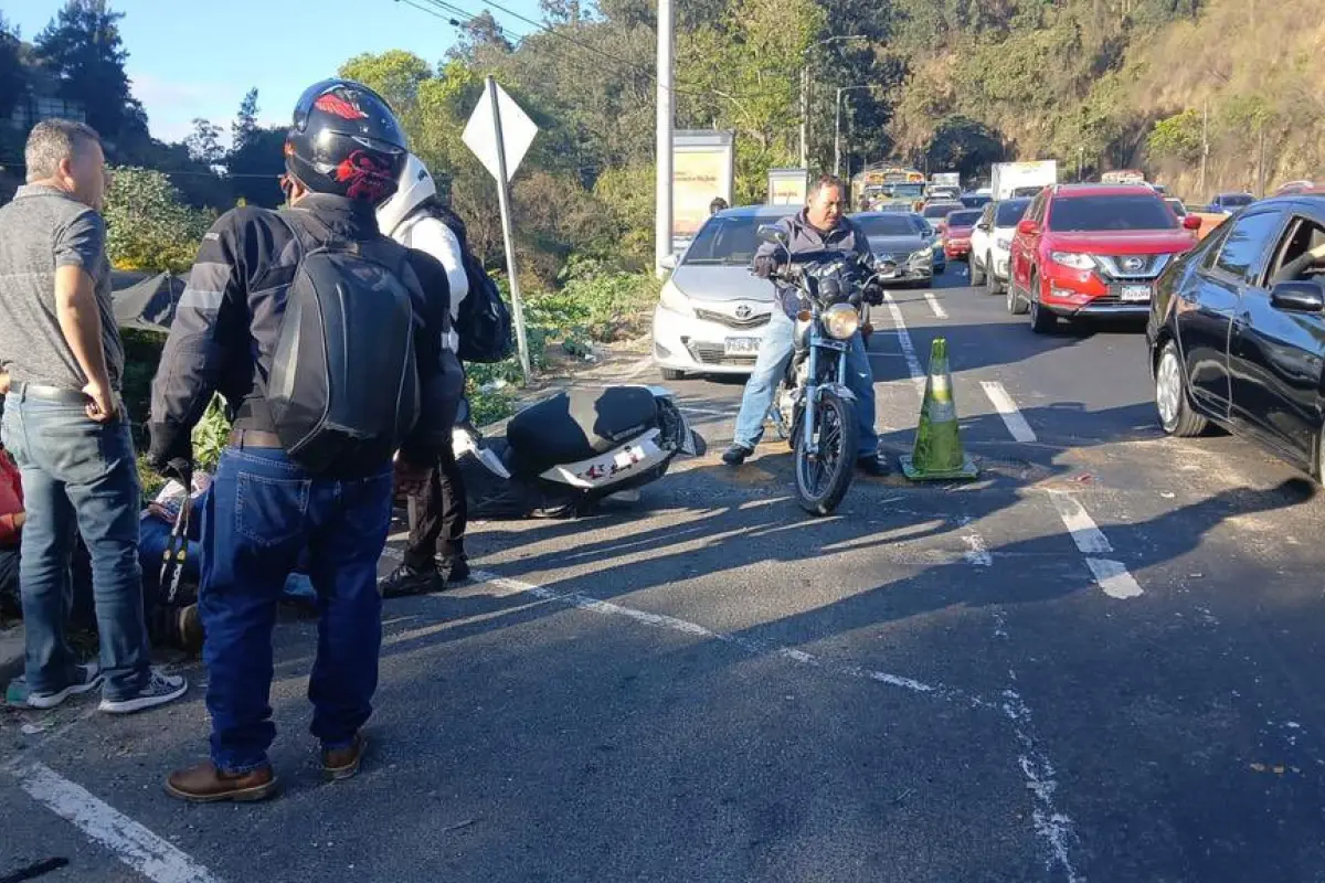 Colisión bajada de Villalobos, Foto X