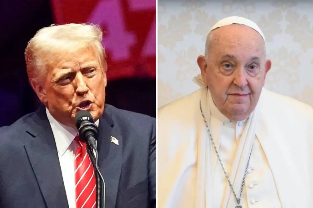 Donald Trump y el papa Francisco, EFE