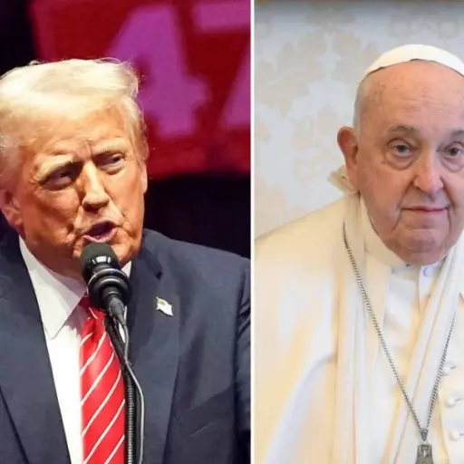 Donald Trump y el papa Francisco ,EFE