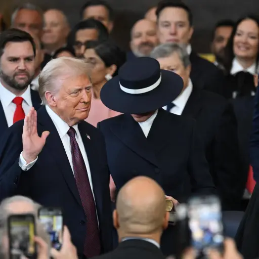 Donald Trump es juramentado como presidente de EE. UU. ,EFE