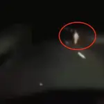 Captan a supuesto niño fantasma en la carretera de Chihuahua. ,Captura de pantalla video X.