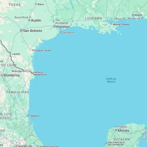 Golfo de México ,Google Maps