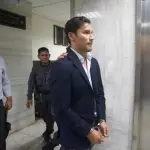 El abogado Eduardo Masaya en la Torre de Tribunales. ,Omar Solís/Emisoras Unidas