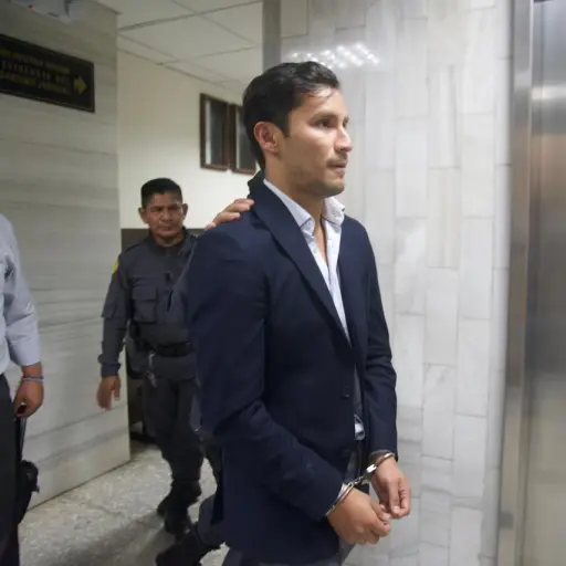 El abogado Eduardo Masaya en la Torre de Tribunales. ,Omar Solís/Emisoras Unidas