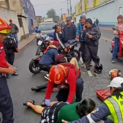 Accidente en la Cuchilla zona 6 ,Captura de pantalla