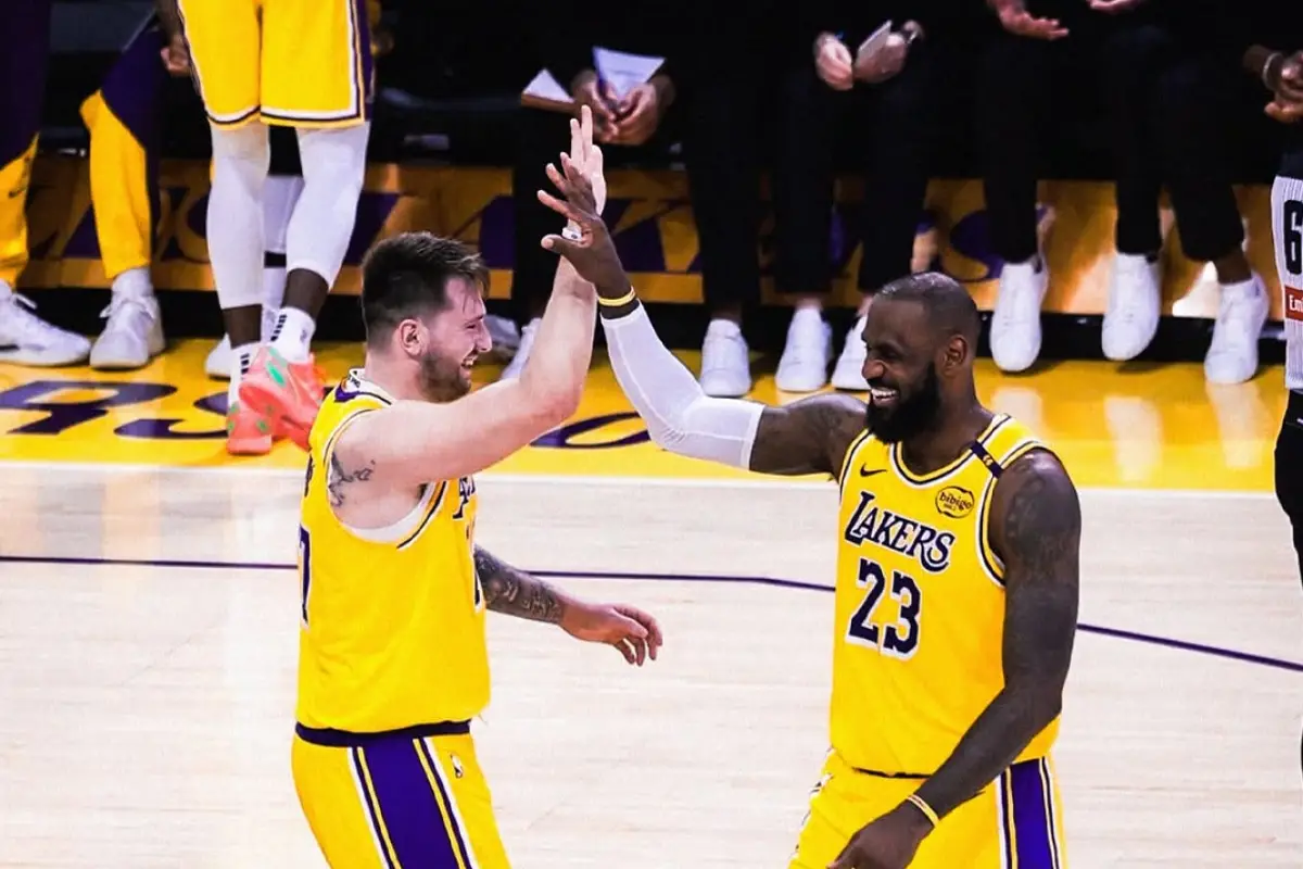 Luka Doncic debuta con victoria con Los Angeles Lakers - instagram @lakers