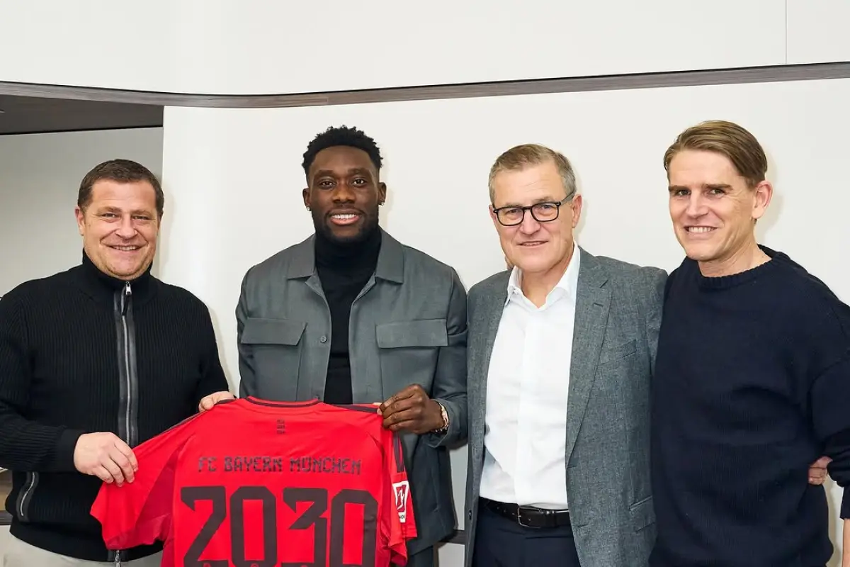 Alphonso Davies renueva con el Bayern Múnich hasta 2030 - instagram @fcbayern