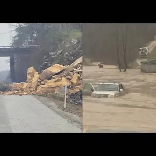 Mal tiempo que afecta a varios puntos de Estados Unidos ha causado ya cuatro muertes. ,Redes sociales.