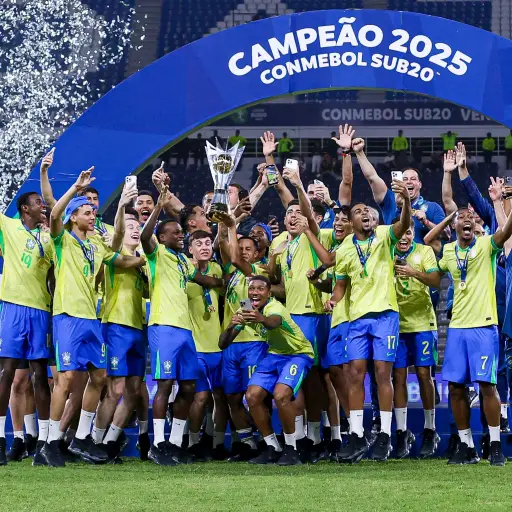 Selección Sub-20 de Brasil es campeón del Sudamericano Sub-20 