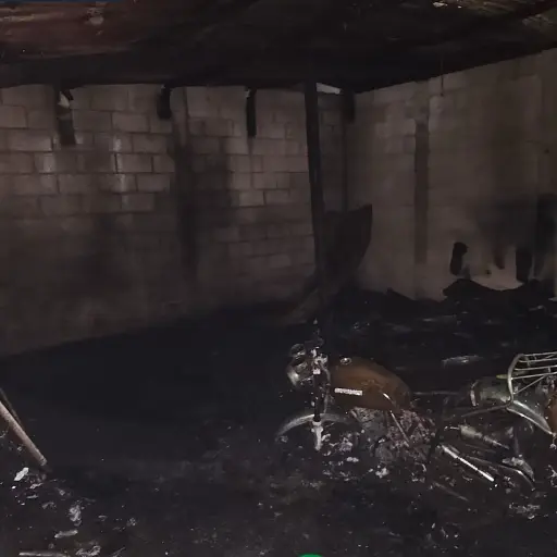 Las llamas se originaron por causas desconocidas durante la madrugada. ,Bomberos Municipales Departamentales. 