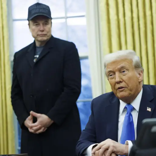 Donald Trump y Elon Musk en la Oficina Oval ,EFE