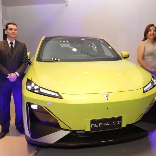 Changan realizó el lanzamiento de la SUV Deepal en sus versiones eléctrica y de rango extendido. ,Foto Alex Meoño