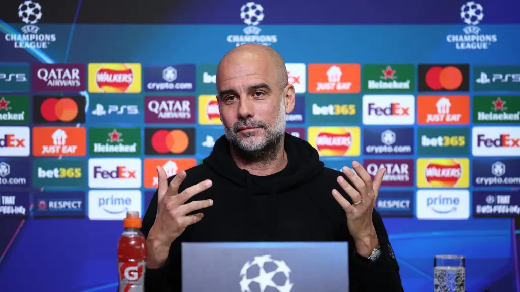 Pep Guardiola, técnico del Manchester City - EFE