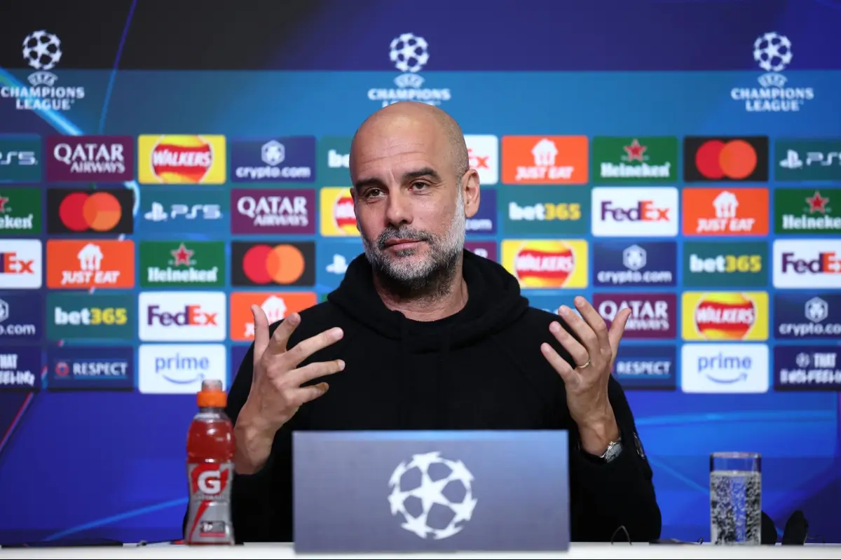 Pep Guardiola, técnico del Manchester City - EFE