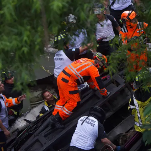 Accidente bus ,Omar Solís