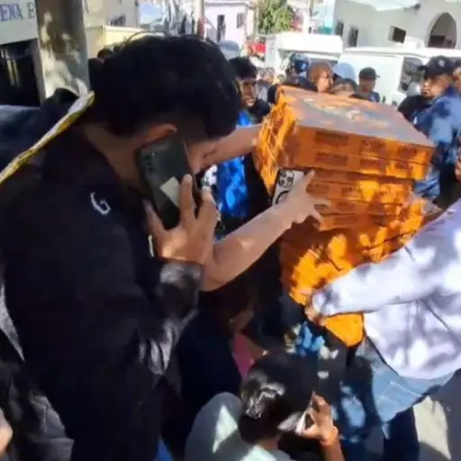 Accidente Calzada La Paz ,Foto Omar Solís