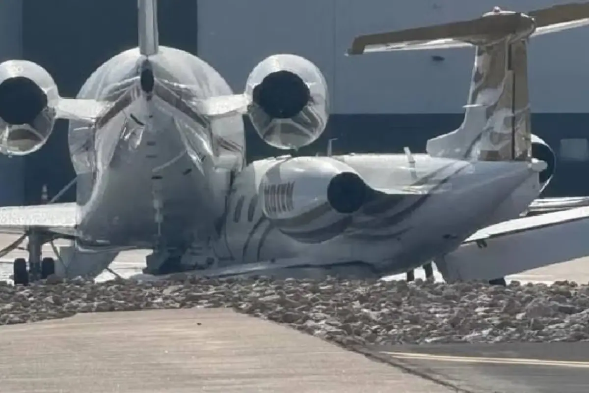 Choque de aeronaves en Arizona deja un muerto y tres heridos., Captura de pantalla video X.