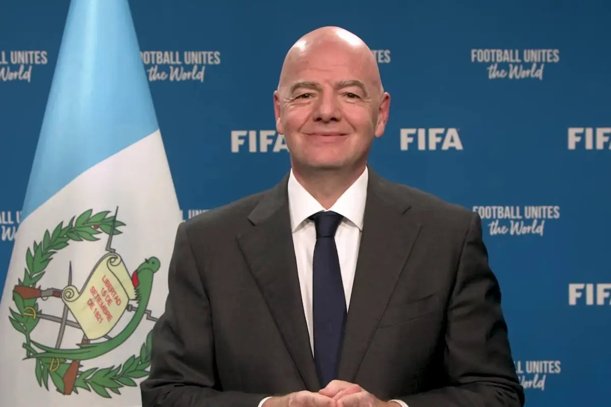 Gianni Infantino envía un mensaje a la FEDEFUT en la reinauguración del CAR - FEDEFUT