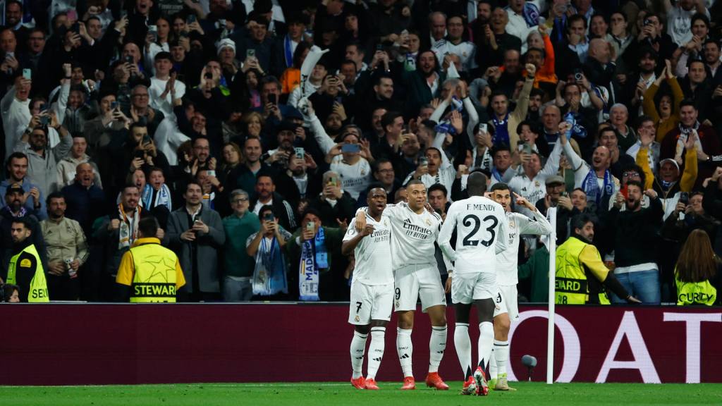 Celebración del Real Madrid ante el Manchester City | EFE