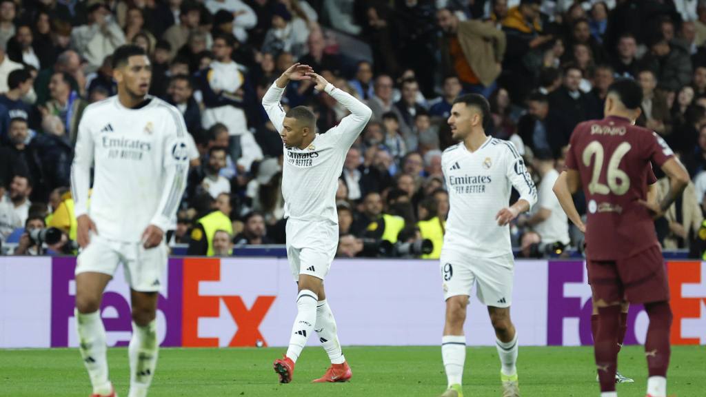 Celebración del Real Madrid ante el Manchester City | EFE