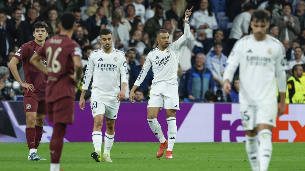 Celebración del Real Madrid ante el Manchester City | EFE