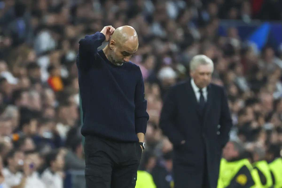 Pep Guardiola, técnico del Manchester City - EFE