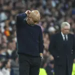 Pep Guardiola, técnico del Manchester City - EFE