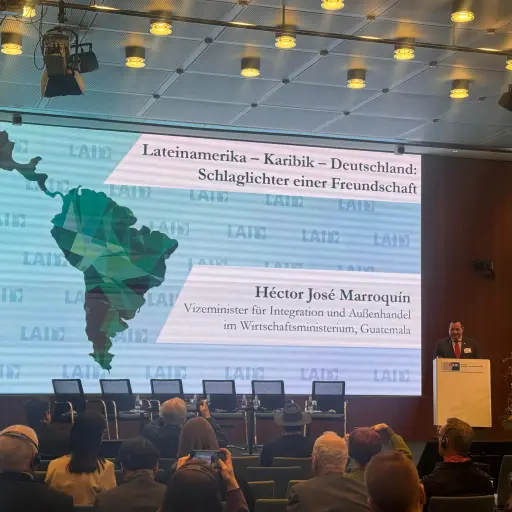Guatemala participa en la 18ª Conferencia Latinoamericana de la Economía Alemana, en Berlín. ,Ministerio de Economía