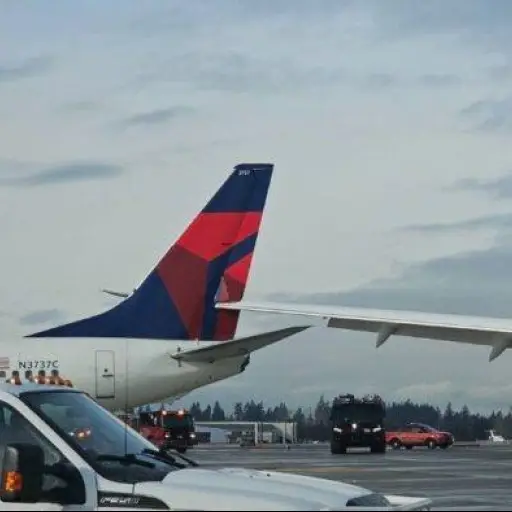 Un Boeing 787-9 Dreamliner que era operado por Japan Airlines (JAL) colisionó con un 737-800 de Delta Air Lines. ,Foto X