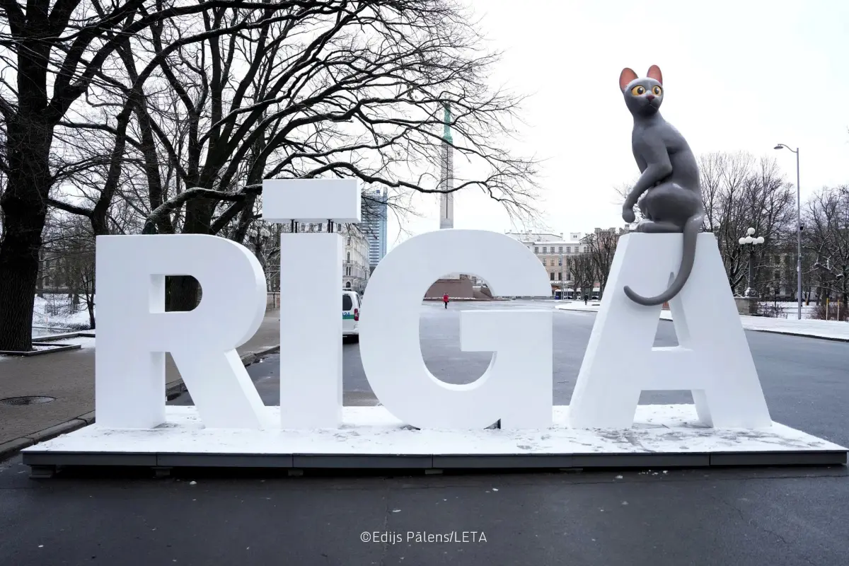 Icónico gatito de "Flow" toma la vigilancia de Riga y va en busca de un Oscar 2025 , @gintszilbalodis