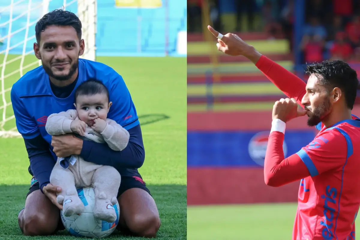 Rudy Barrientos le dedicó su doblete a Thiago, su hijo 