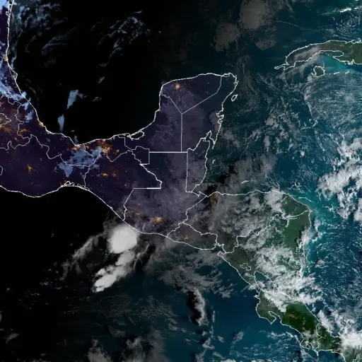 El ente de pronósticos señaló que la mañana de este domingo se presentan nublados parciales en la mayor parte del país. ,GOES