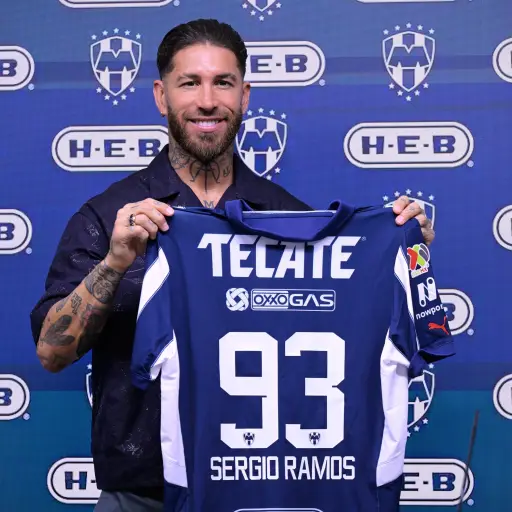 Sergio Ramos fue presentado como jugador de Monterrey - Rayados