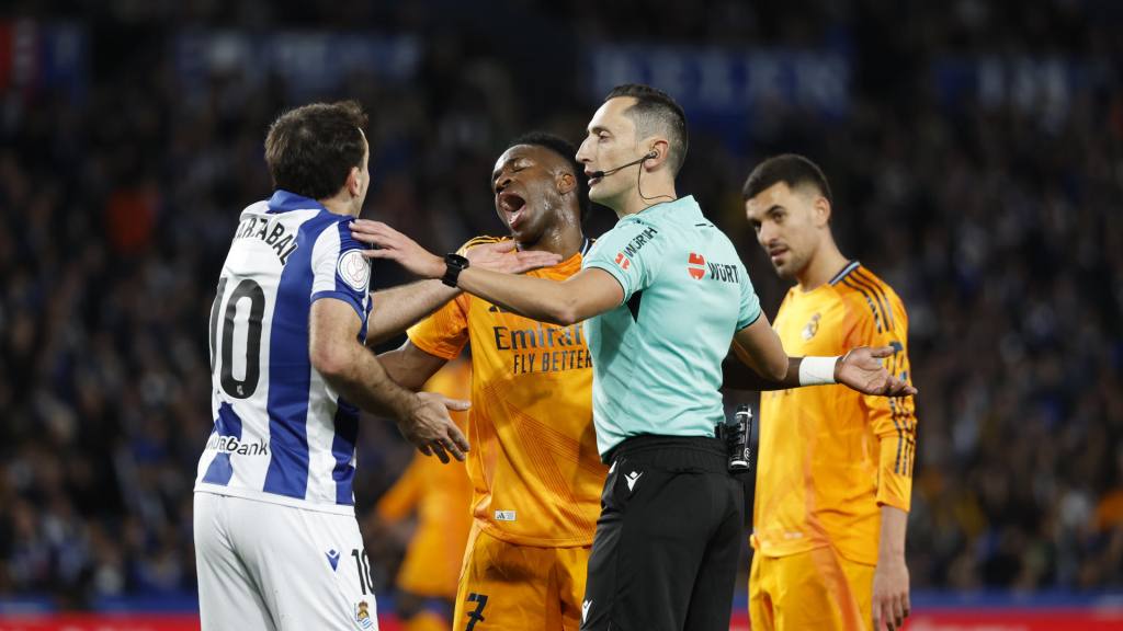 Partido entre Real Sociedad y Real Madrid por la semifinal de ida de Copa del Rey | EFE