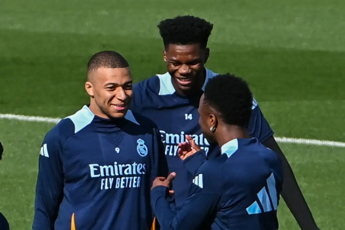 Kylian Mbappé se entrena con Real Madrid tras extracción de muela 