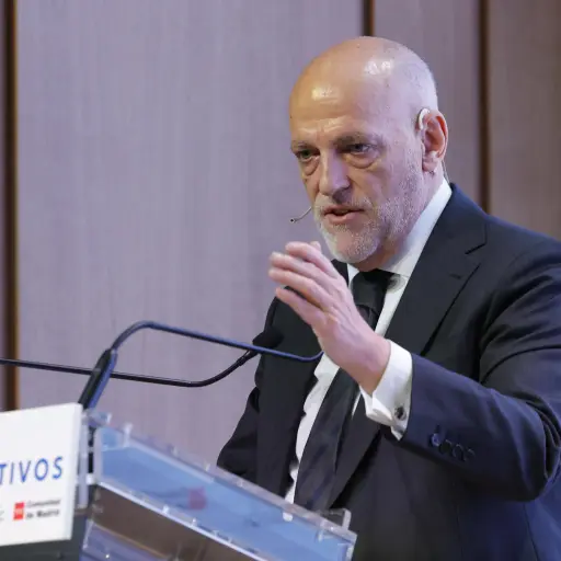 Javier Tebas, presidente de La Liga española - EFE