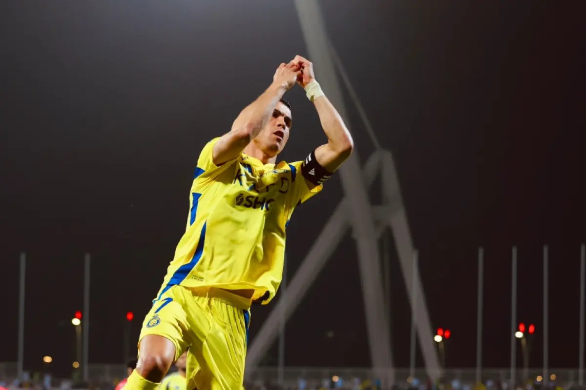 Cristiano Ronaldo celebrando su gol 925 