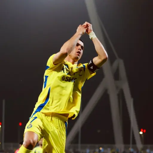 Cristiano Ronaldo celebrando su gol 925 