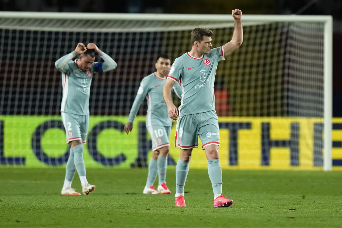 Atlético Madrid se lleva un empate en la semifinal de ida ante Barcelona por Copa del Rey 