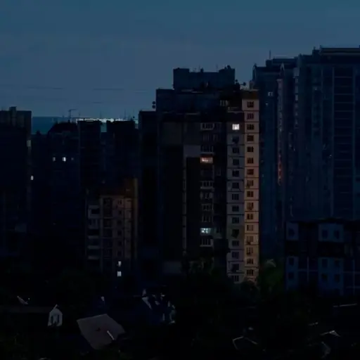 Apagón en Chile. ,Foto X